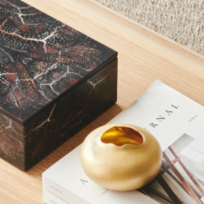 PRINT Lacquer Box 19*19*10,5 Snake