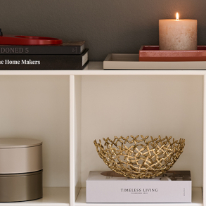 Ixora Bowl �23*h10 cm Brass, Matt Gold Patina