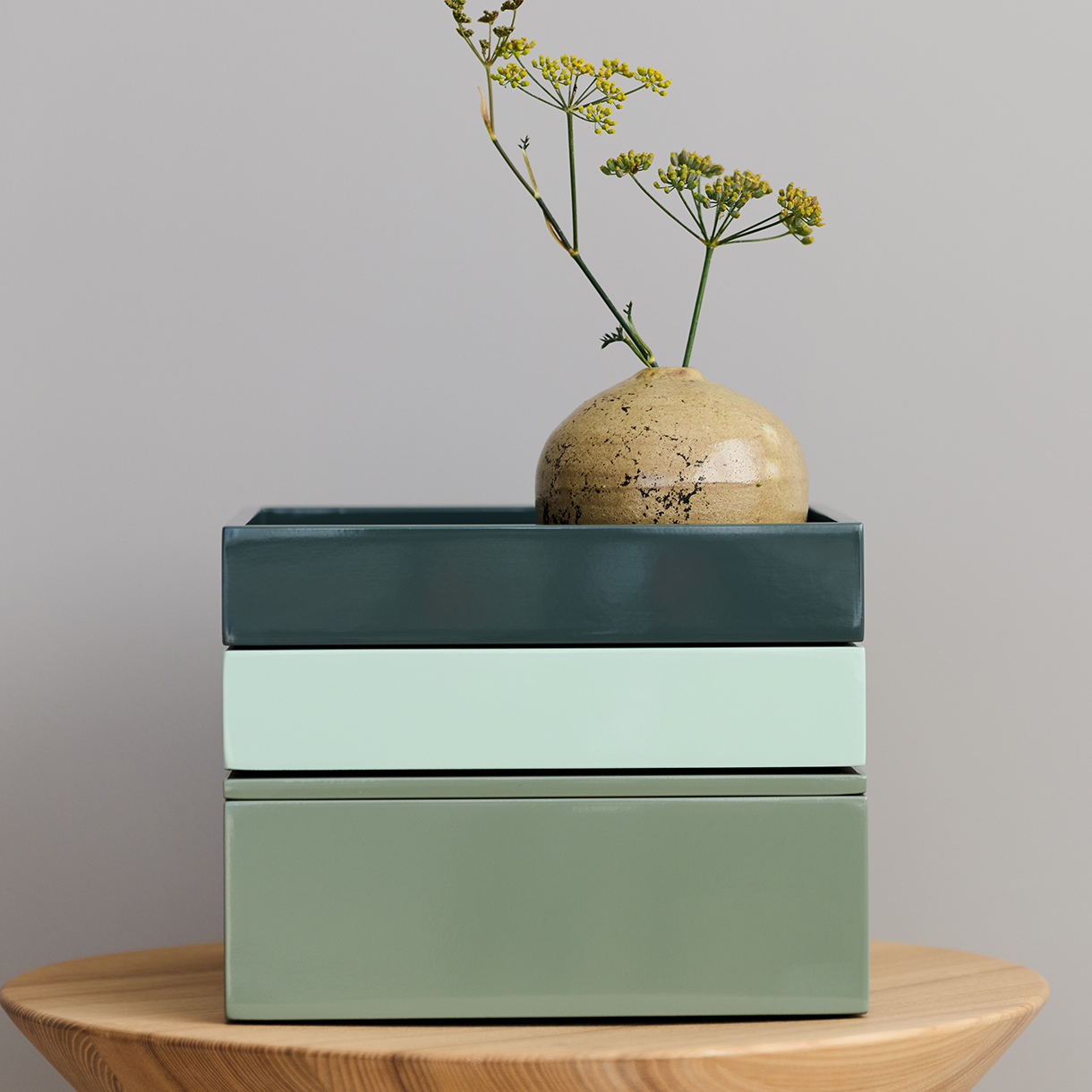 LUX Lacquer Box 19*19*7 cm