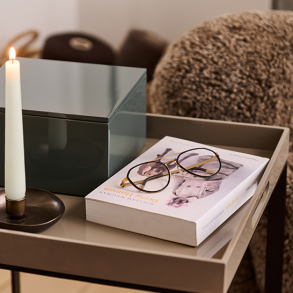 LUX Lakbakke 40*40*4 cm m/hank